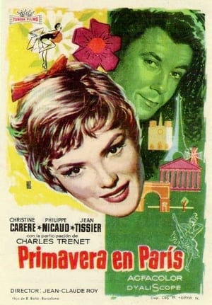 Poster Springtime in Paris 1957