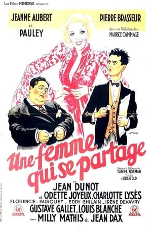 Poster Une femme qui se partage 1937