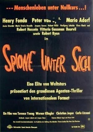 Poster Spione unter sich 1965