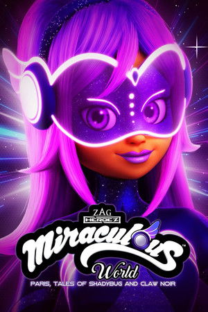 poster Miraculous World: Paris, Tales of Shadybug and Claw Noir