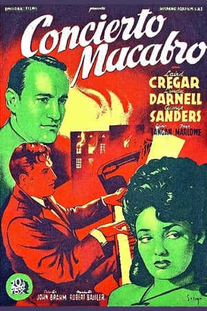 Poster Concierto macabro 1945