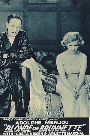 Poster Blonde or Brunette (1927)