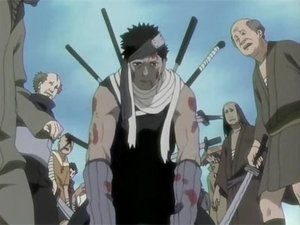 S01E19 La neige recouvre Zabuza