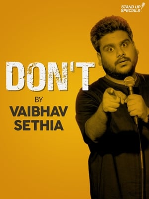 Poster Vaibhav Sethia: Don't 2018