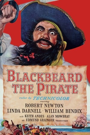 Poster Pirat Blackbeard 1952