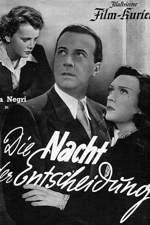 Poster Die Nacht der Entscheidung (1938)