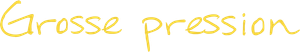 Grosse pression — logo