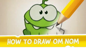 How to Draw Om Nom from Cut the Rope | StreamHub