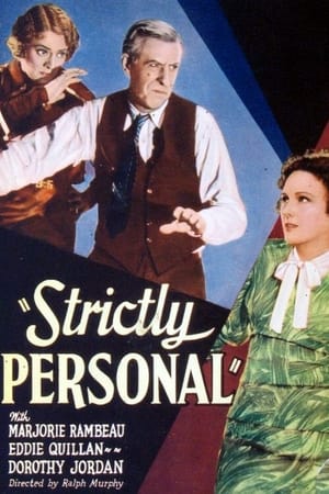 Poster Strictly Personal 1933