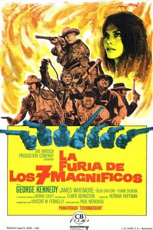 Poster La furia de los siete magníficos 1969