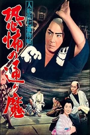 Poster 人形佐七捕物帖 恐怖の通り魔 (1961)