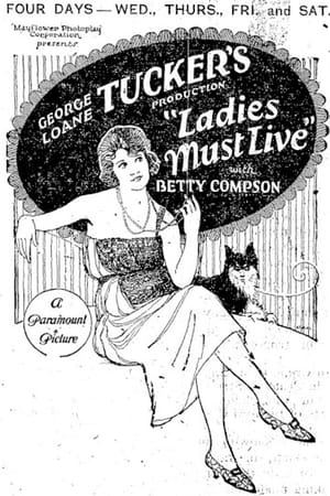 Poster Ladies Must Live 1921