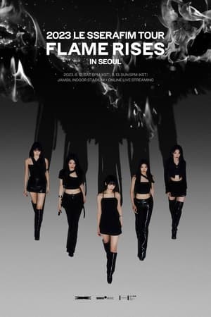 Poster 2023 LE SSERAFIM TOUR 'FLAME RISES' IN SEOUL- 813 2023