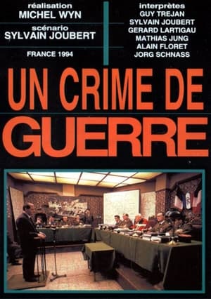 Poster Un crime de guerre 1994