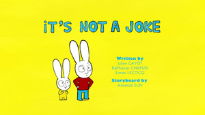 It's Not A Joke