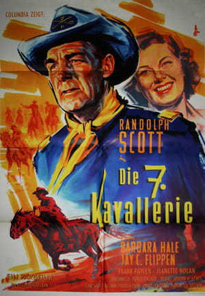 Poster Die siebte Kavallerie 1956