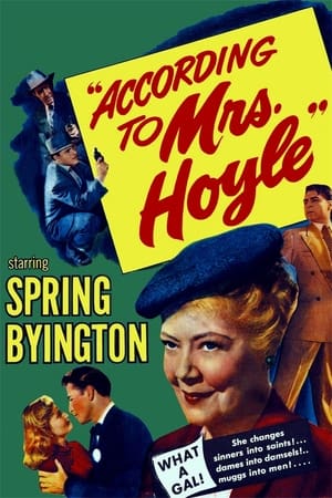 Poster According to Mrs. Hoyle (1951)