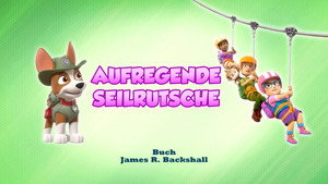 Aufregende Seilrutsche
