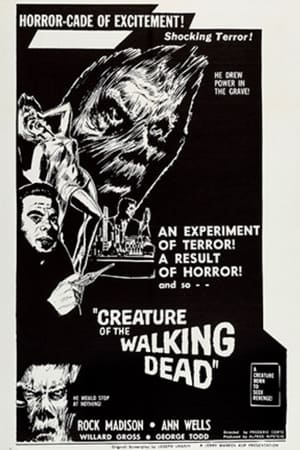 Poster Creature of the Walking Dead 1965