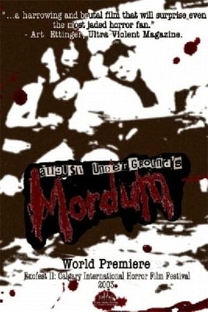Poster August Underground's Mordum 2003