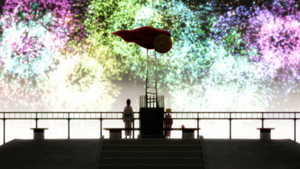 Kabukimonogatari backdrop