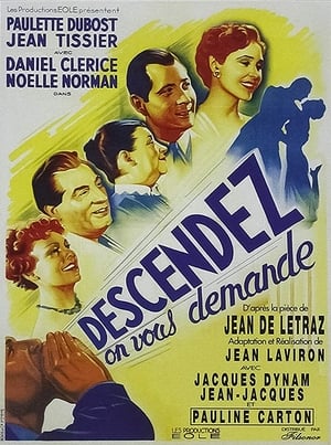 Poster Descendez, on vous demande 1951