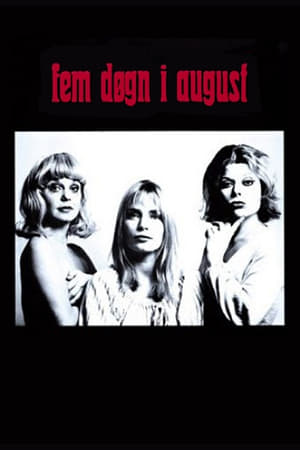 Poster Five Days in August (1973)