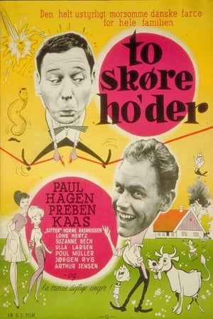 Poster To skøre ho'der (1961)