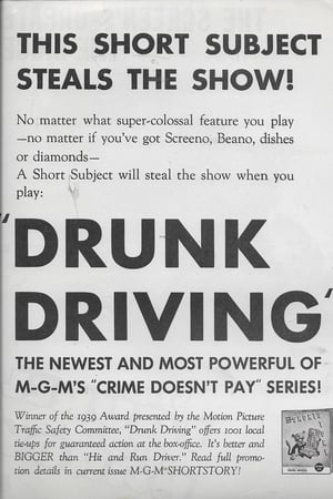 Poster Drunk Driving (1939)