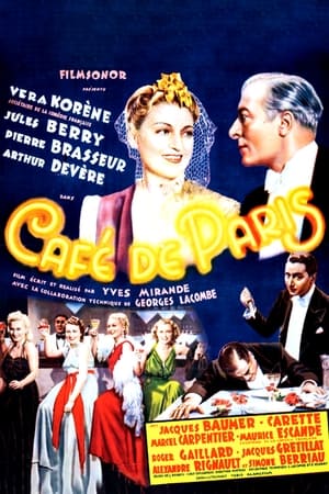 Poster Café de Paris (1938)