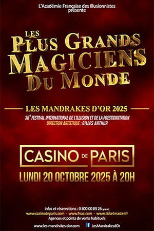 Les plus grands magiciens du monde - Les Mandrakes d'Or 2025 (2026)