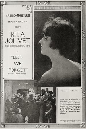 Poster Lest We Forget (1918)