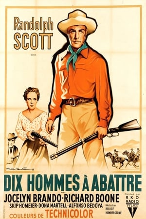 Poster Dix hommes à abattre 1955