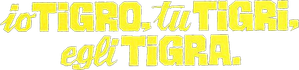 Io tigro, tu tigri, egli tigra
