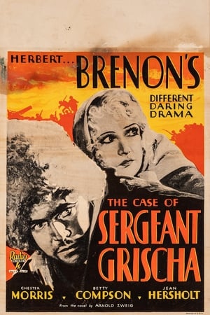 Poster The Case of Sergeant Grischa 1930
