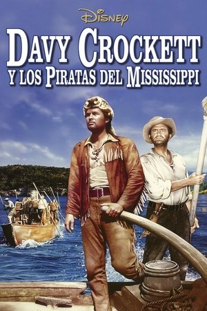 Poster Davy Crockett y los piratas del Mississippi 1956