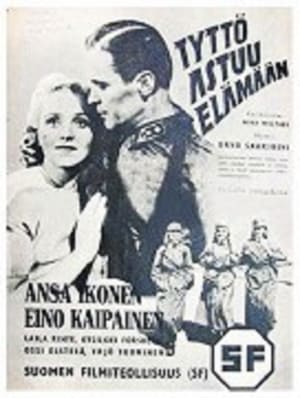 Poster Tyttö astuu elämään (1943)