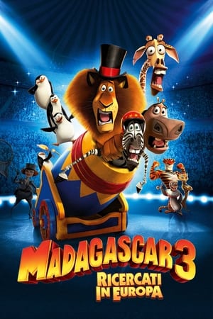 Poster Madagascar 3 - Ricercati in Europa 2012