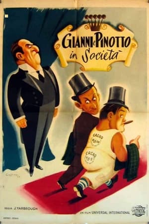 Poster Gianni e Pinotto in società 1944
