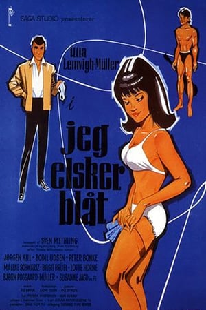 Poster Jeg elsker blåt (1968)