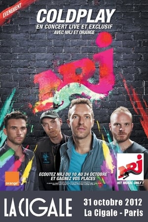 Poster Coldplay - Live at La Cigale 2012 2011