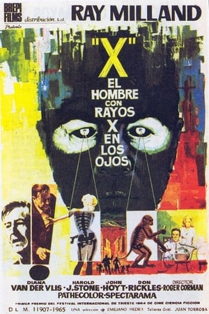 Poster El hombre con rayos X en los ojos 1963