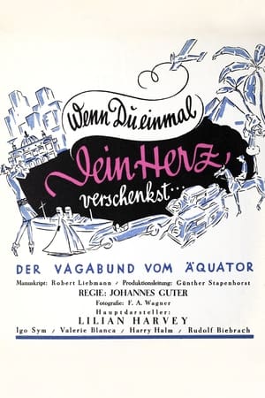 Poster Wenn du einmal dein Herz verschenkst (1929)