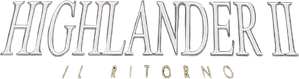 Highlander 2 - Il ritorno (1990) Streaming ITA official logo