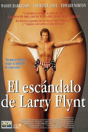 Poster El escándalo de Larry Flynt 1996