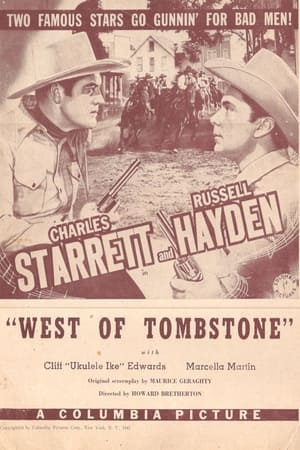 West of Tombstone poster