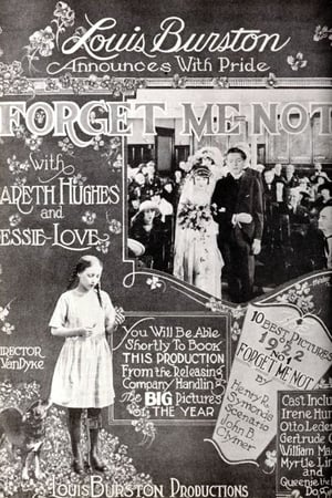 Poster Forget Me Not (1922)