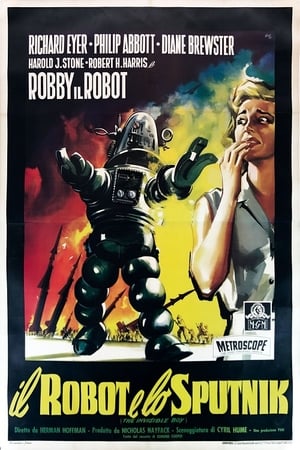 Poster Il robot e lo Sputnik 1957