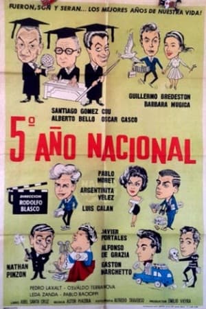 Poster Last year of Nacional High School (1961)