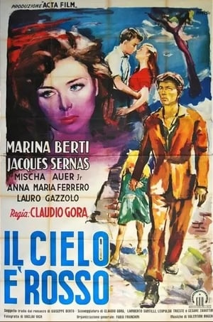 Poster Il cielo è rosso 1950